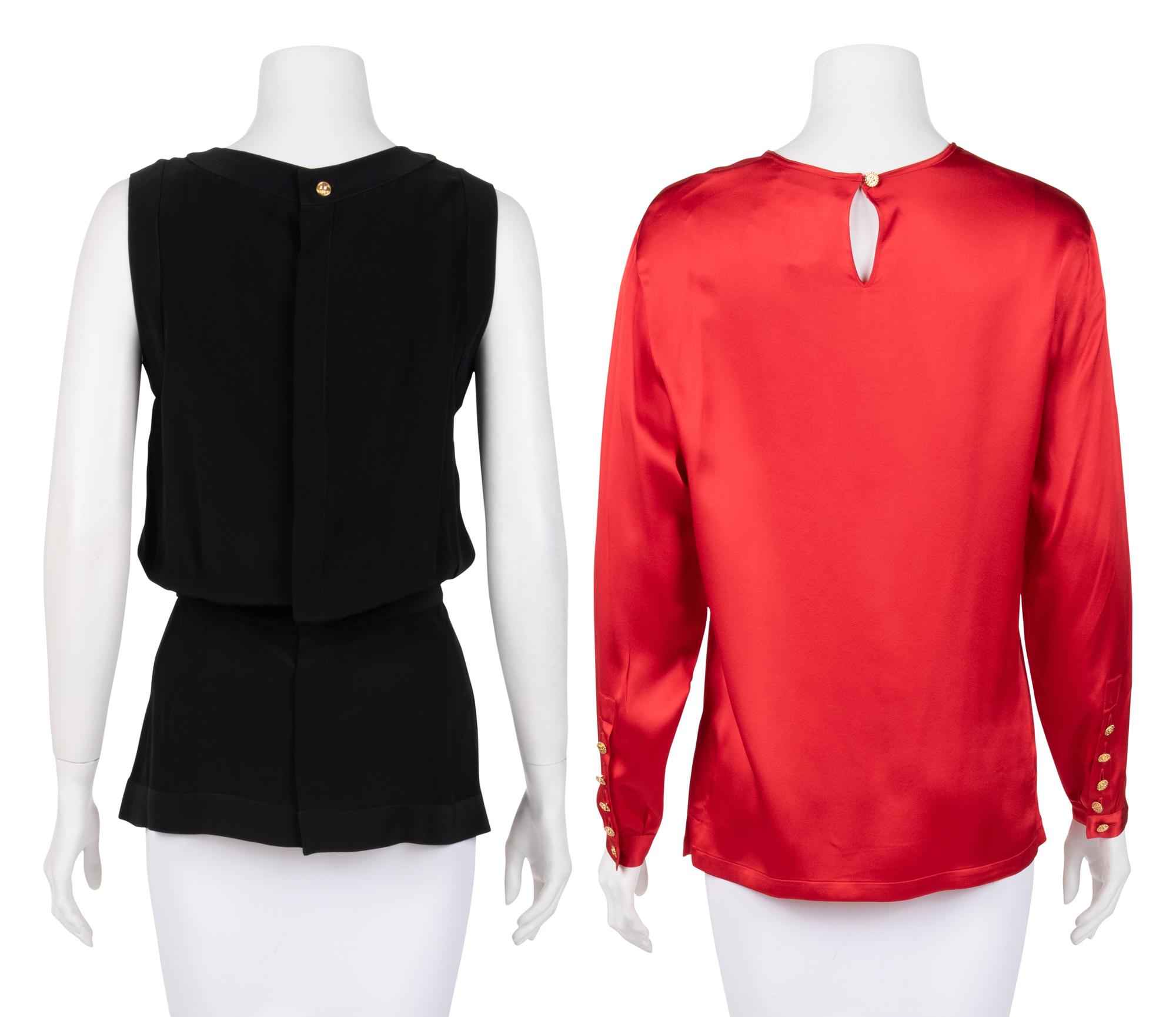 Two Chanel Boutique Tops, 1980-2000s