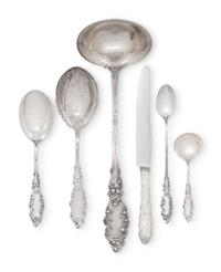 An American Silver Flatware Service