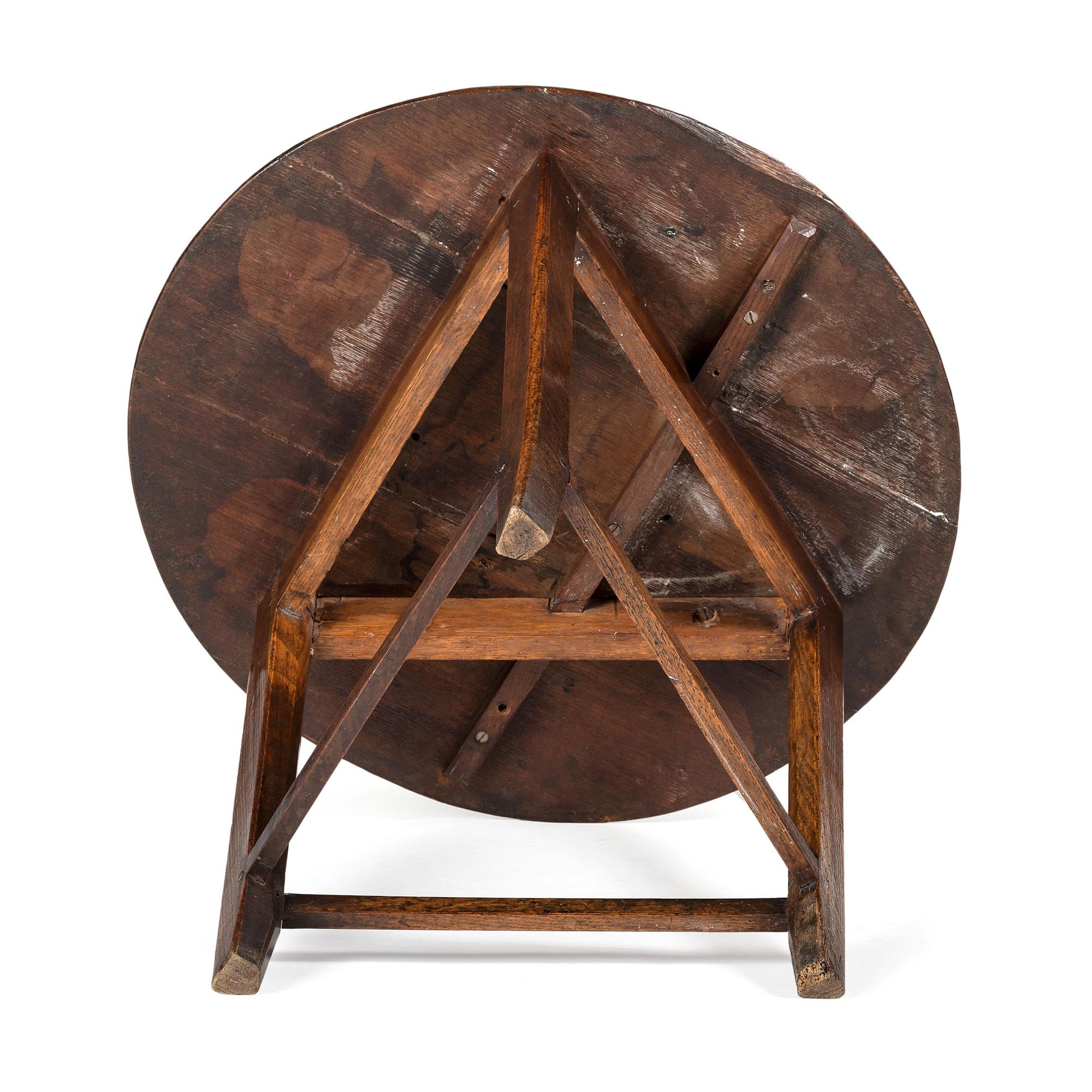 An English Oak Tavern Table