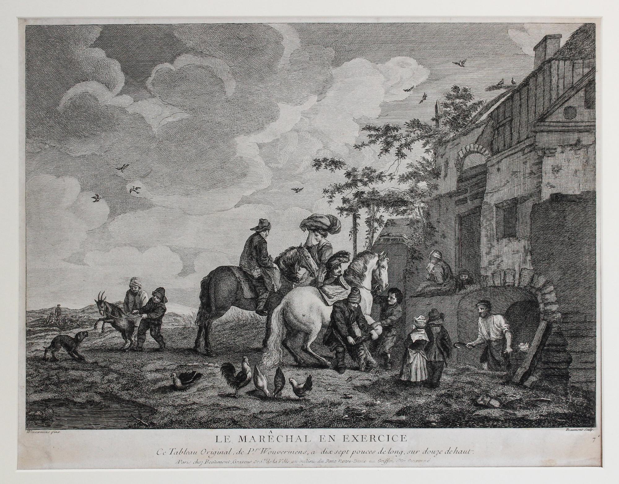 Various Artists, (Continental, 18th/19th century), A Group of Engravings and Etchings, 17 total.