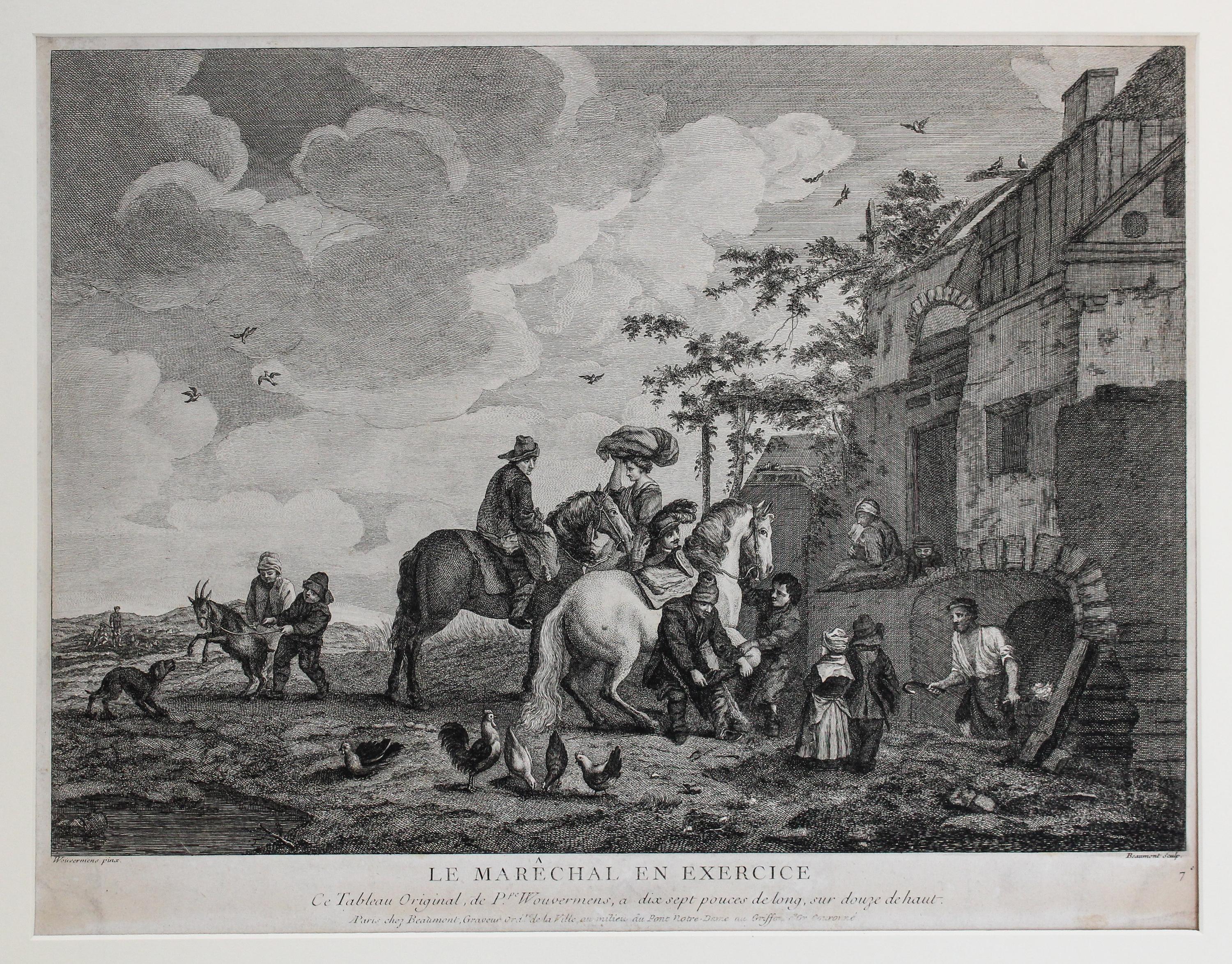 Various Artists, (Continental, 18th/19th century), A Group of Engravings and Etchings, 17 total.