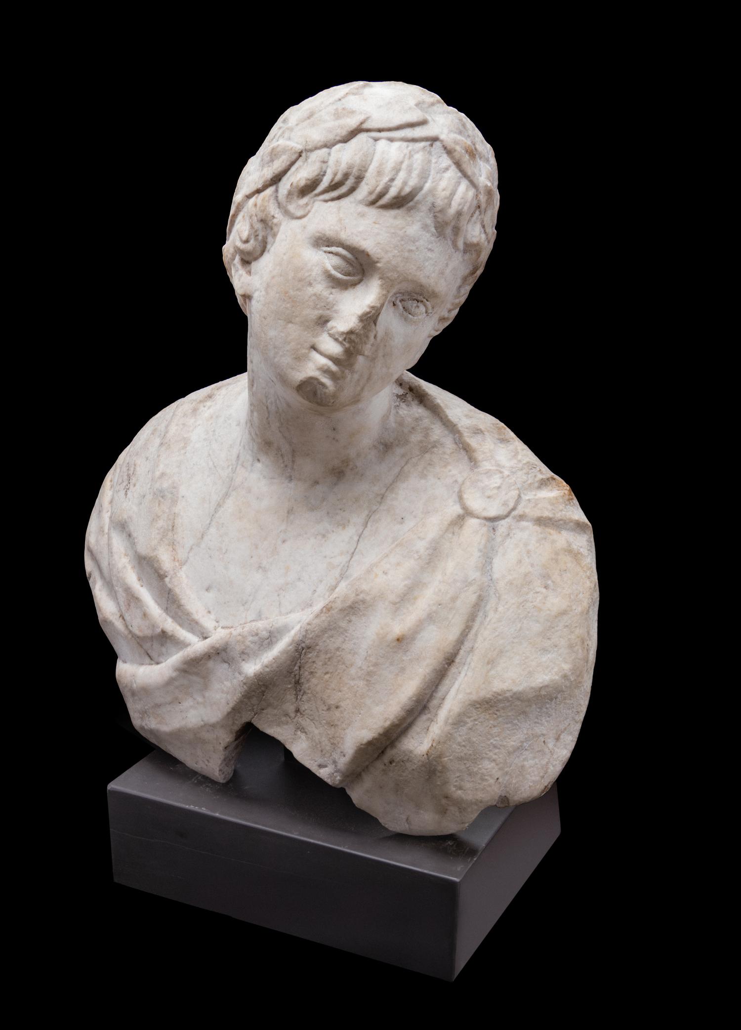 A Continental Marble Bust