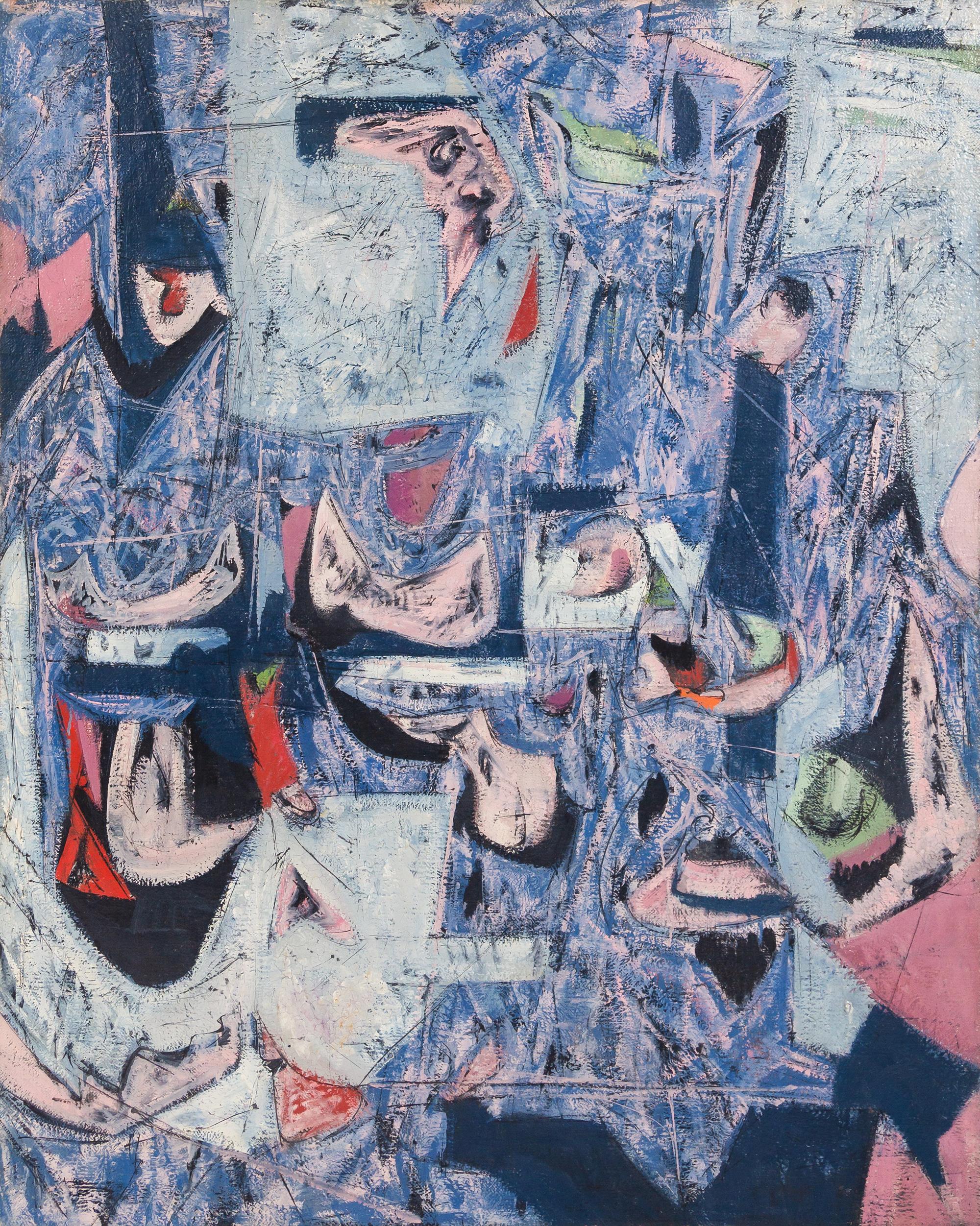 Ezio Martinelli, (American, 1913-1980), Untitled (Abstract), 1949