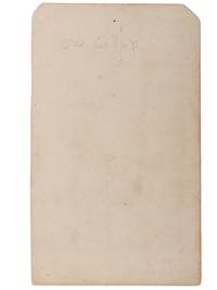 [CIVIL WAR]. BALL, James Presley, photographer. CDV of officer identified as G.W. Gallup. [ With: ] Badge identified to Gallup.