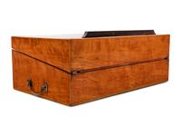 A Late George III Fan-Inlaid and Banded Satinwood Writing Slope