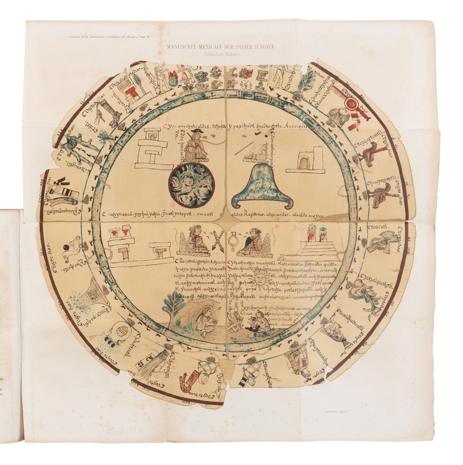 [CALIFORNIA]. Archives de la Commission Scientifique du Mexique publiées sous les auspices du Ministère de l’Instruction Publique . París: Imprimerie Impériale, 1864-1869.