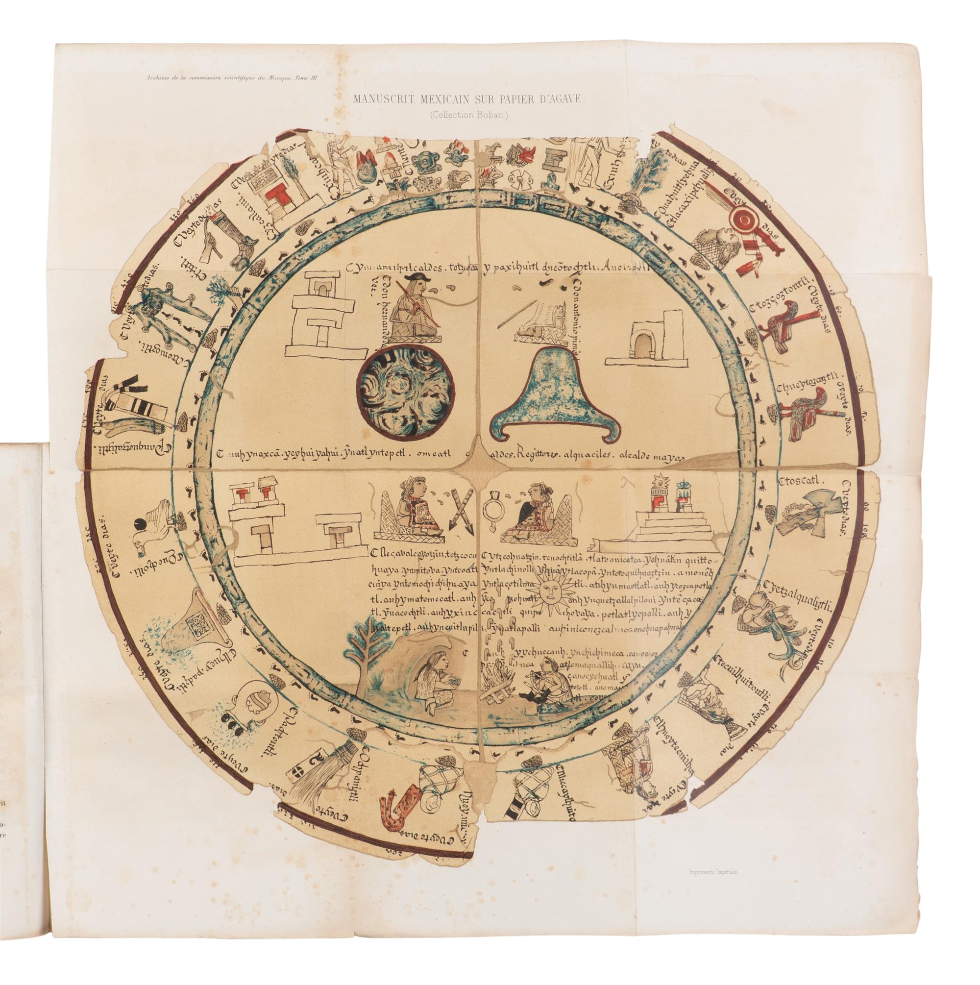 [CALIFORNIA]. Archives de la Commission Scientifique du Mexique publiées sous les auspices du Ministère de l’Instruction Publique . París: Imprimerie Impériale, 1864-1869.