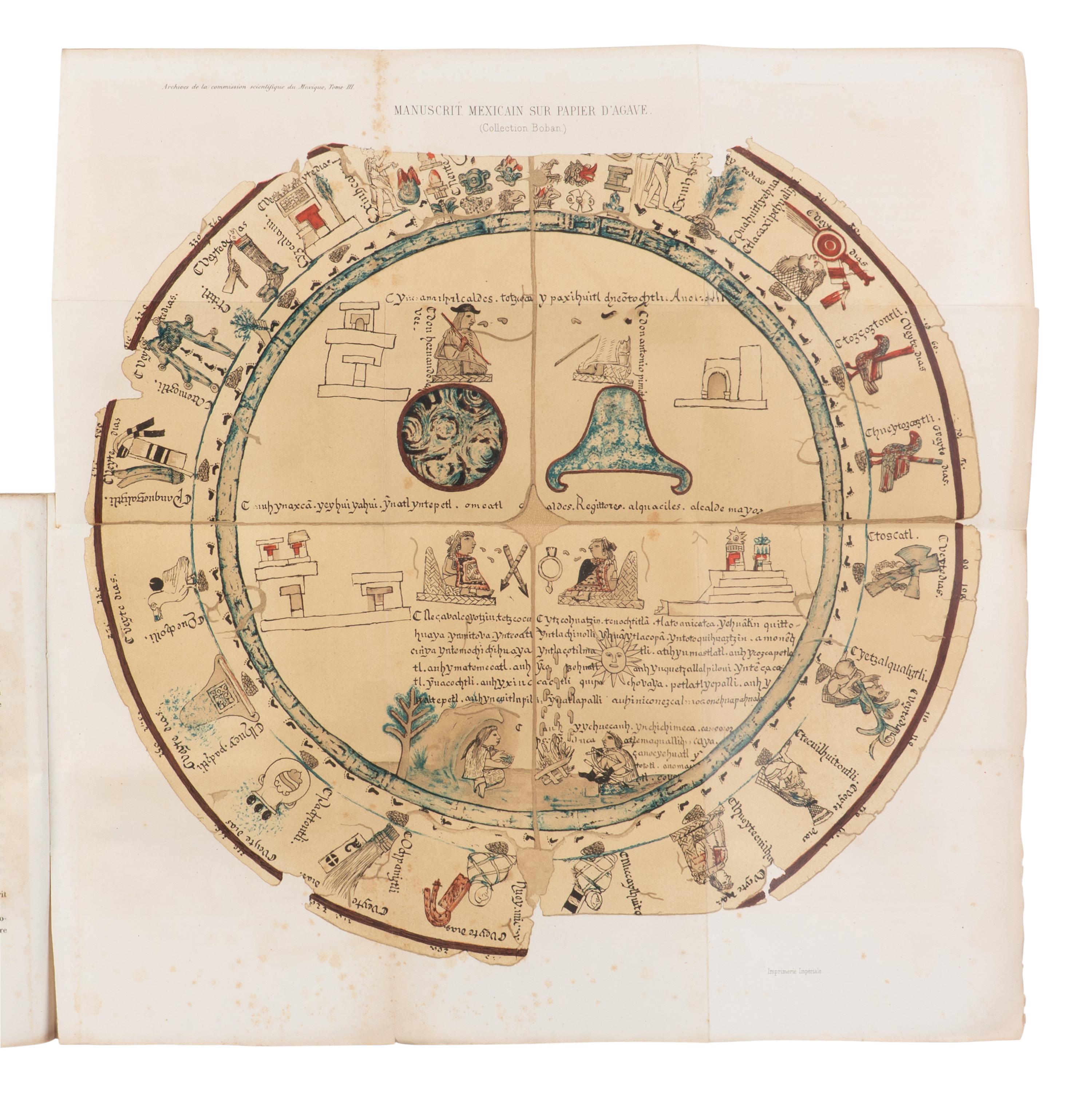 [CALIFORNIA]. Archives de la Commission Scientifique du Mexique publiées sous les auspices du Ministère de l’Instruction Publique . París: Imprimerie Impériale, 1864-1869.