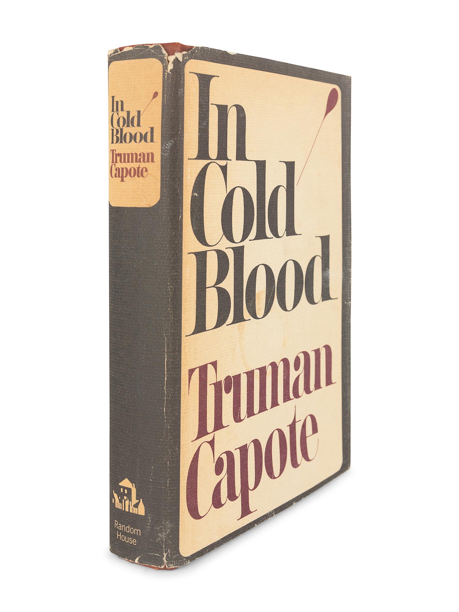 CAPOTE, Truman (1924-1984). In Cold Blood . New York: Random House, 1965.