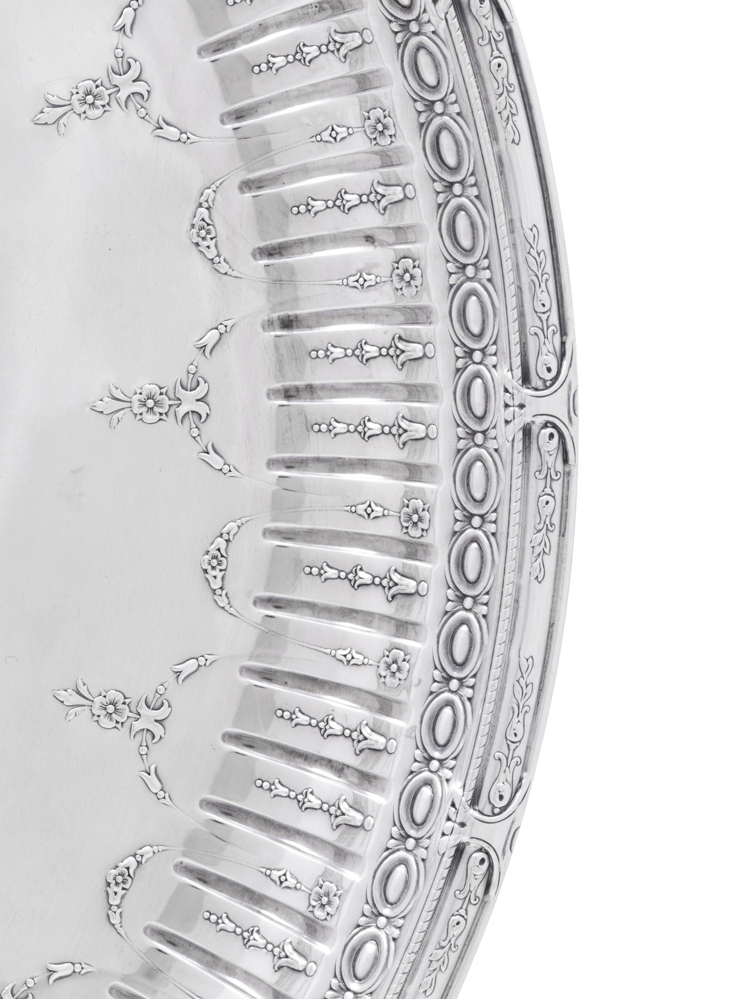 An American Silver Serving Dish