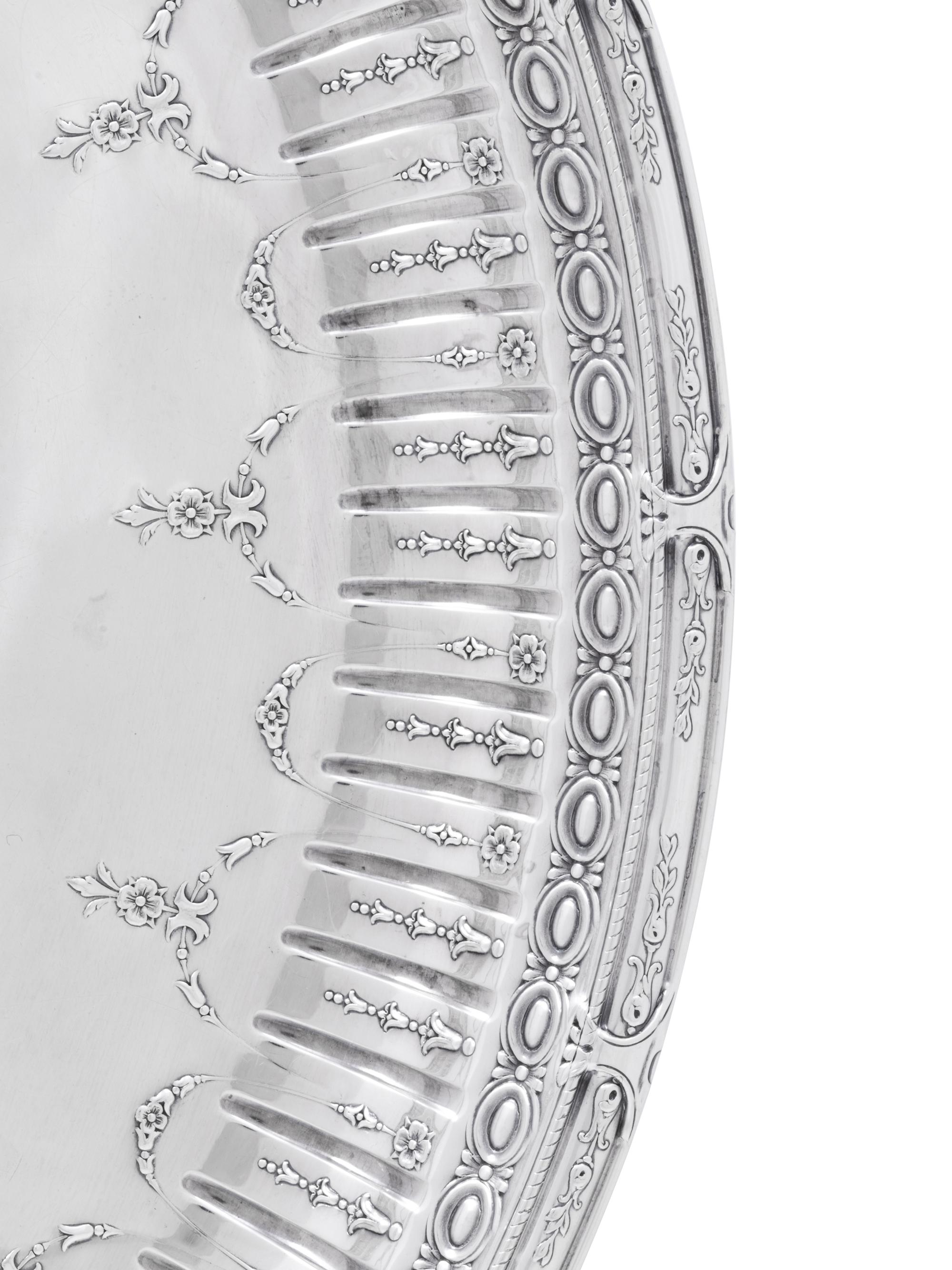 An American Silver Serving Dish