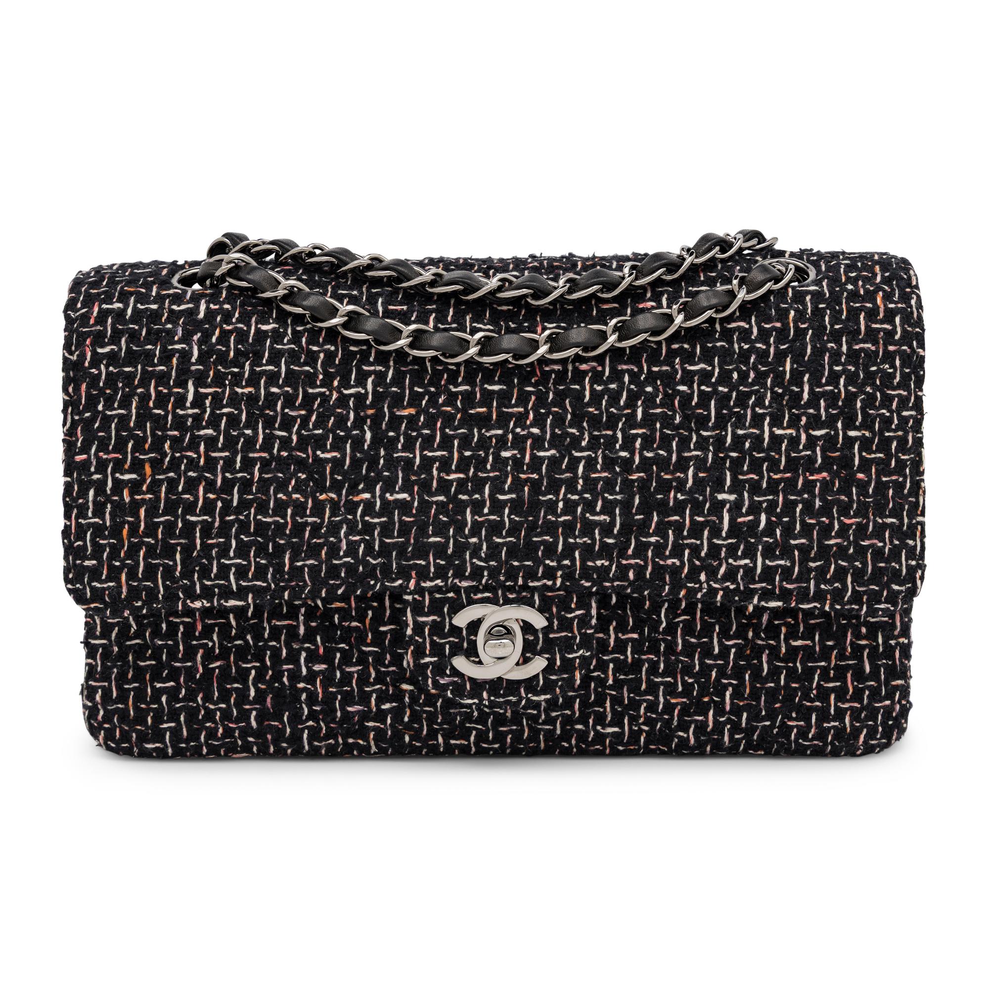 Chanel, Medium Classic Double Flap in Quilted Tweed, Limited Edition