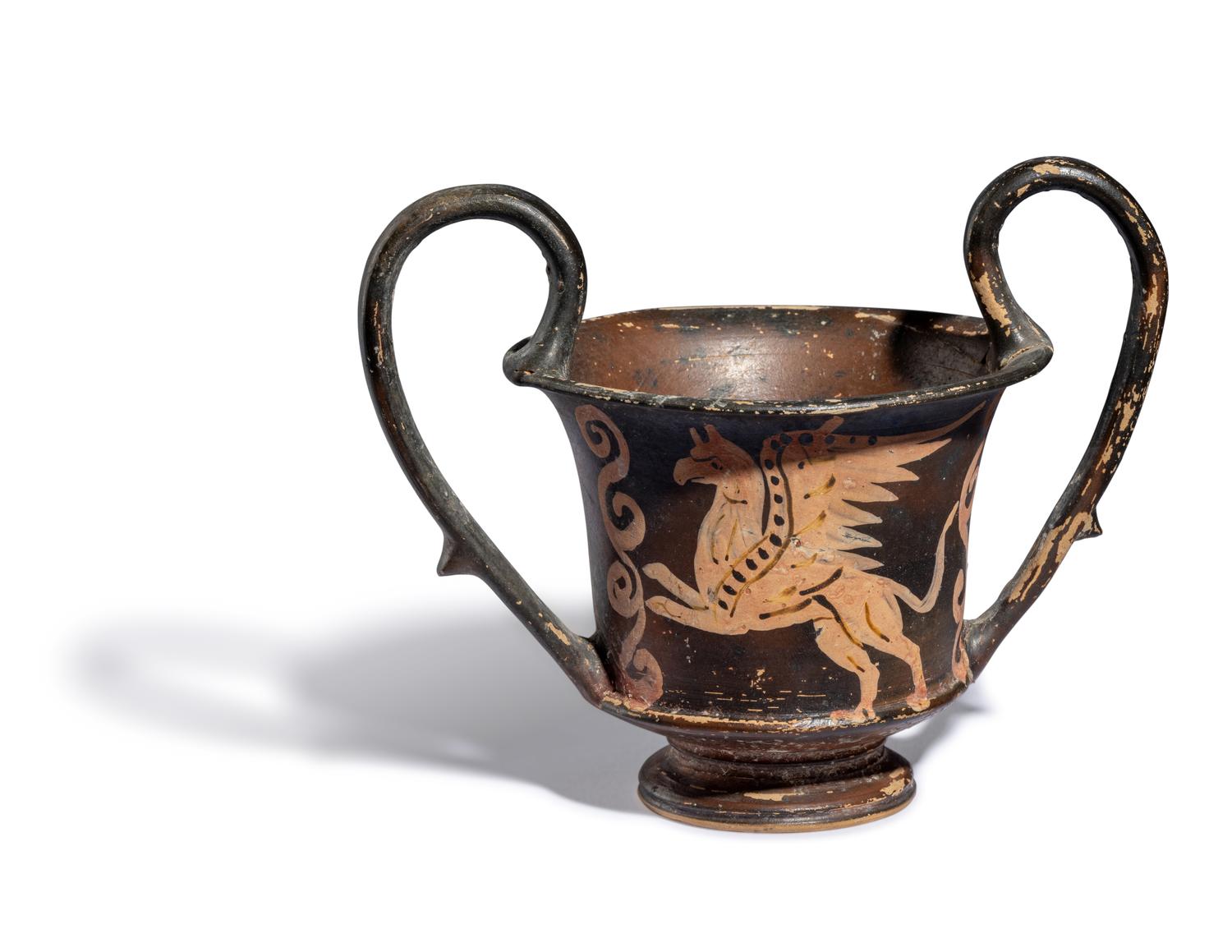 An Apulian Red-Figured Kantharos