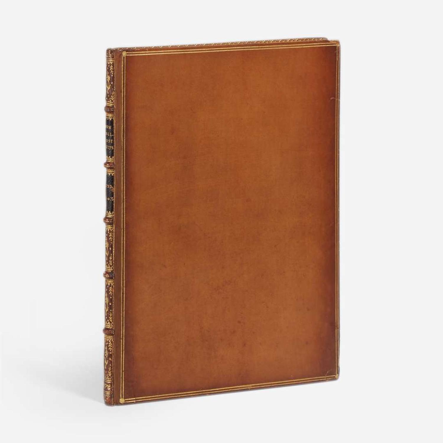 [Americana] (Eliot, John) New Englands First Fruits; in Respect, First of the (Conversion of some, Conviction of divers, Preparation of sundry) of the Indians...