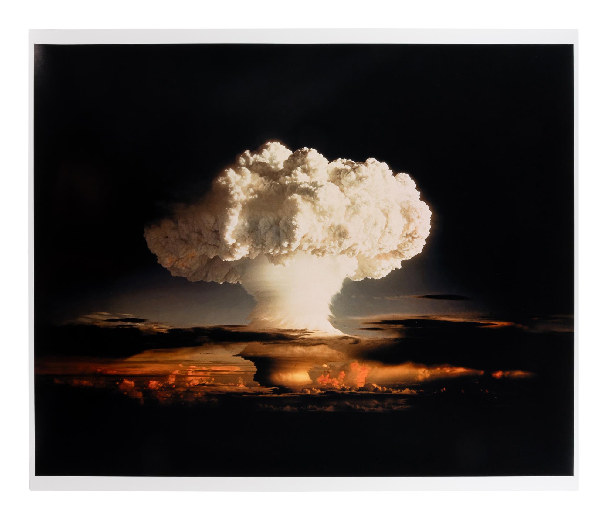 [OPERATION IVY - MIKE TEST]. Photograph from atomic test at Enewetak Atoll October 31, 1952 (but printed 2009).