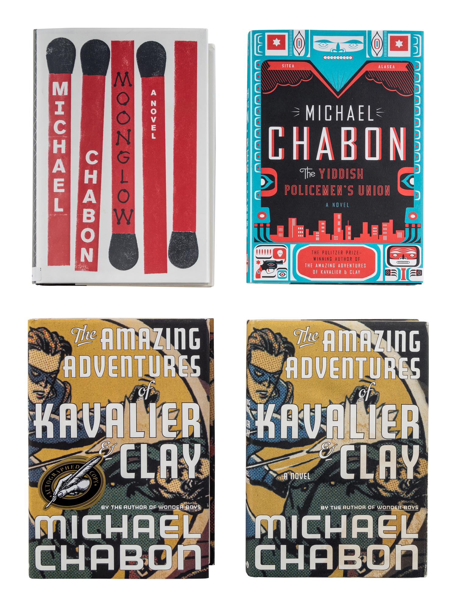 CHABON, Michael (b. 1963). A group of 4 novels by Chabon, comprising: