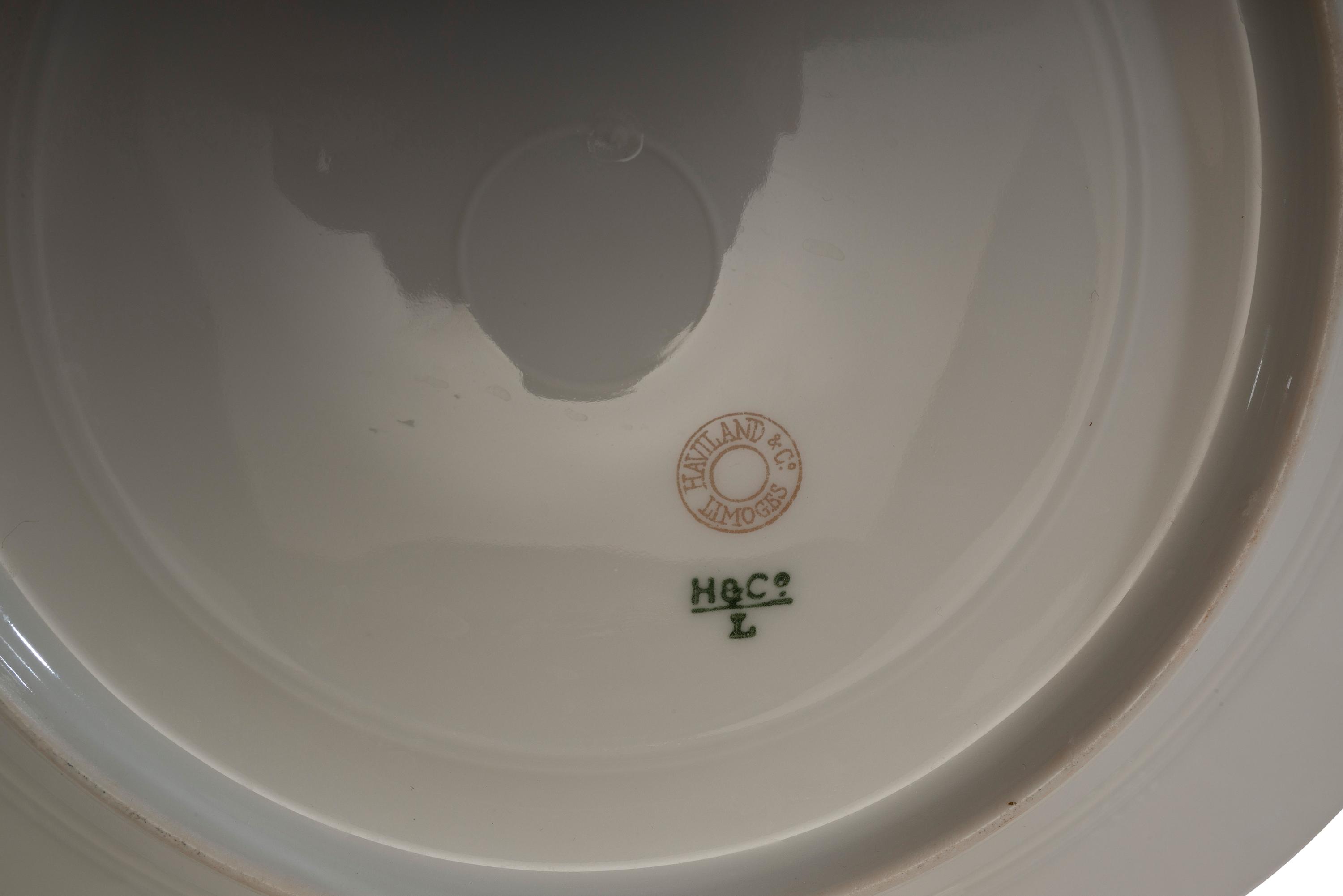 Twelve Haviland Limoges Game Bird Plates
