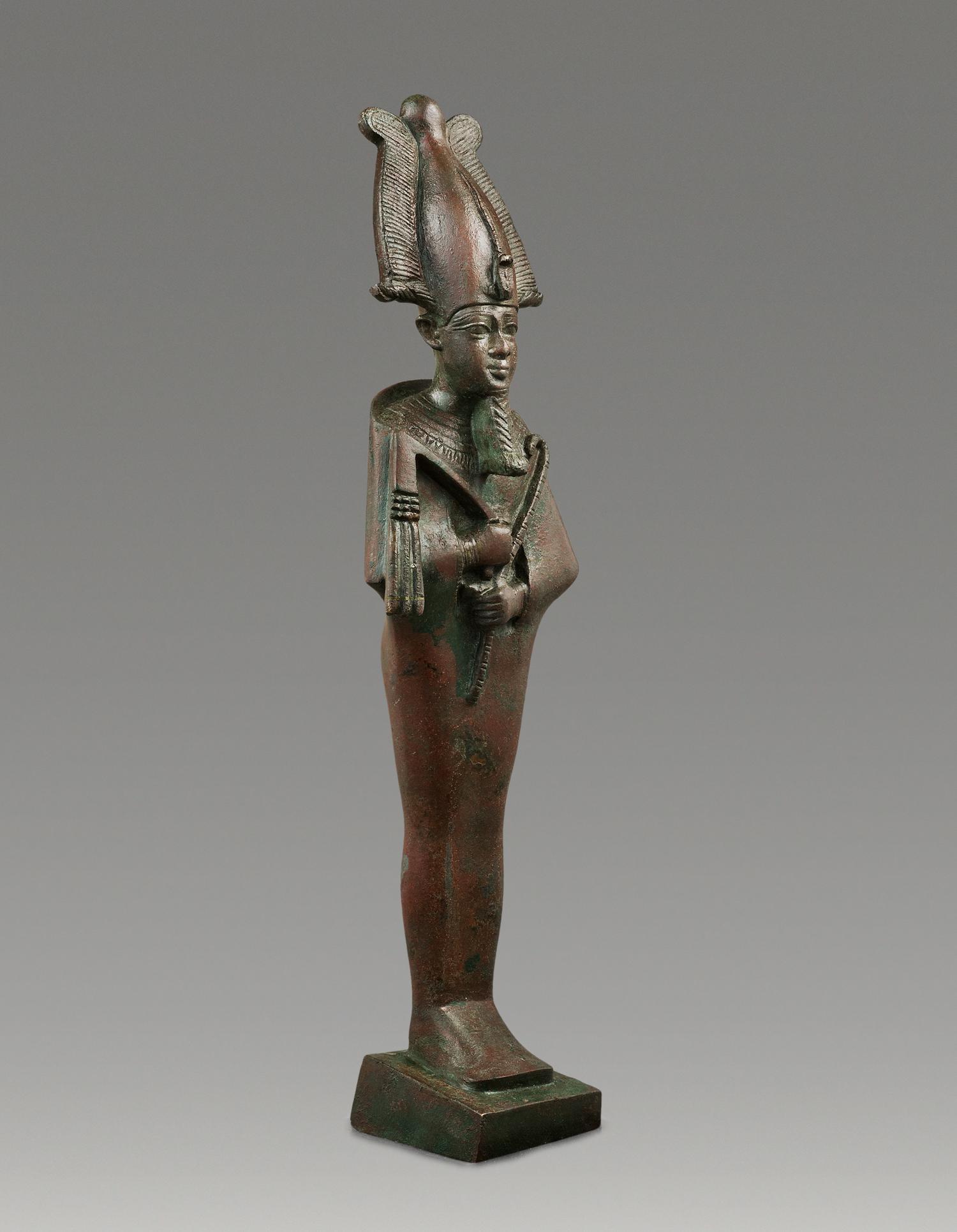 An Egyptian Bronze Osiris