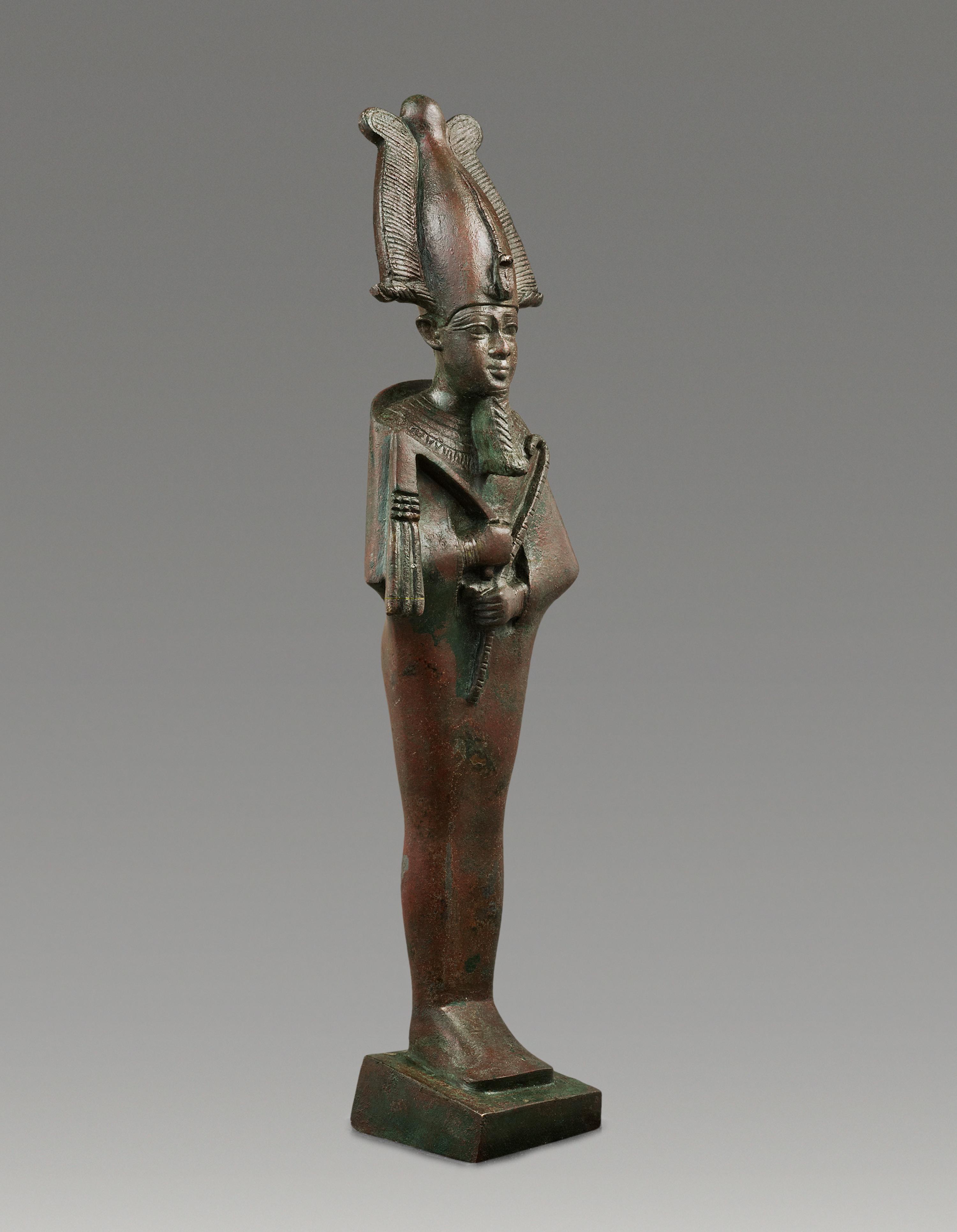 An Egyptian Bronze Osiris