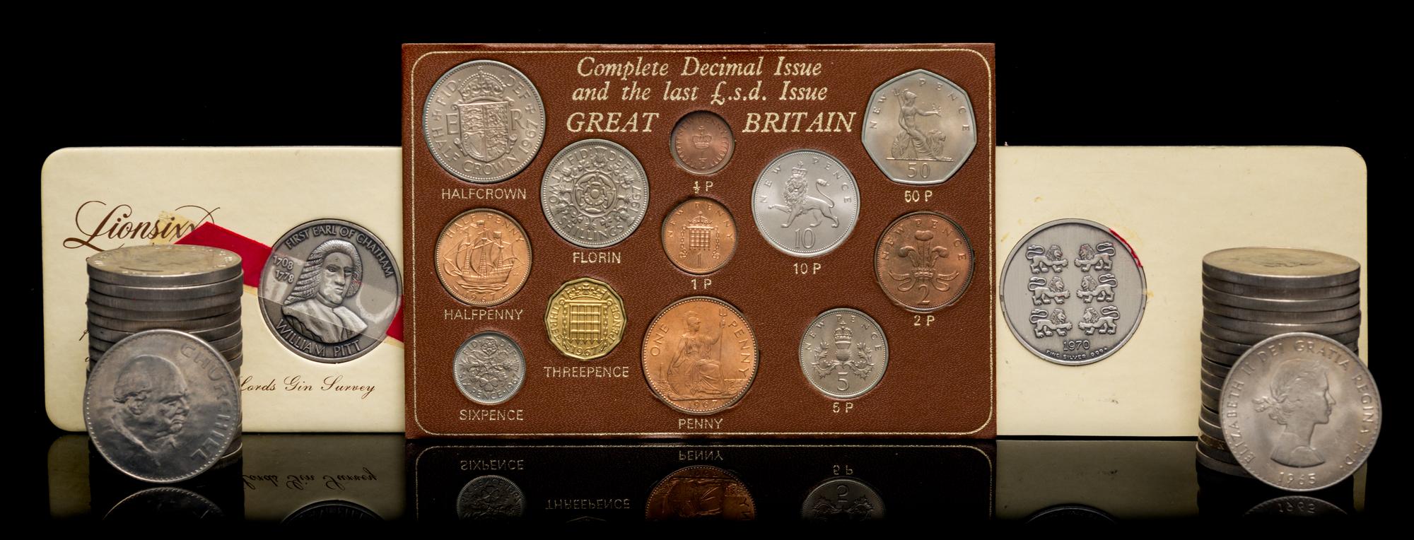 A Collection of International Commemorative Coins
