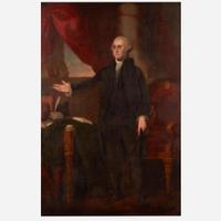 After Gilbert Stuart (1755-1828), American School 19th century The Lansdowne Portrait of George Washington (1732-1799)