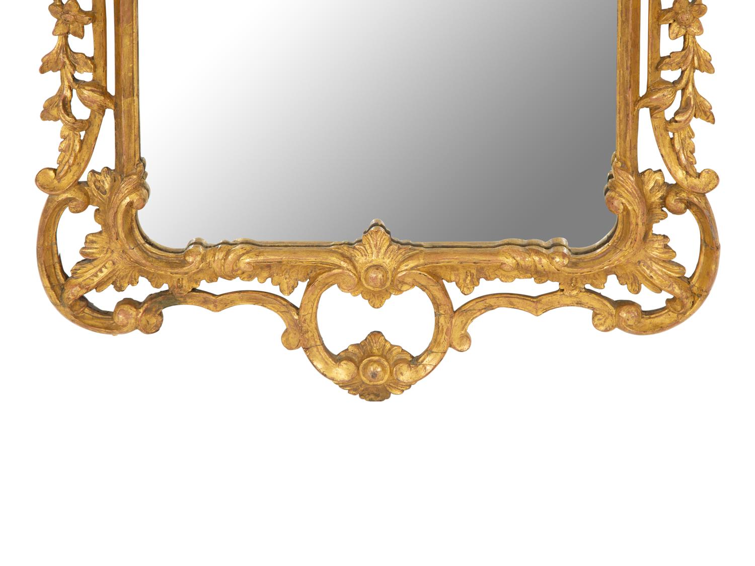 A Louis XV Style Giltwood Mirror