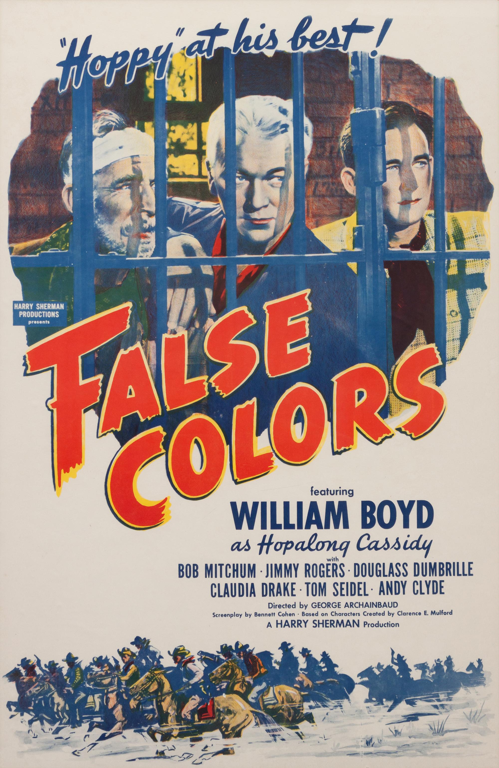 Vintage Movie Poster, False Colors