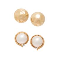 TWO PAIRS OF EARRINGS