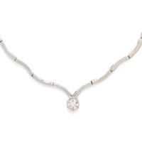 WHITE GOLD AND DIAMOND NECKLACE