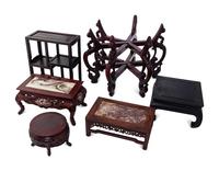 Six Chinese Hardwood Stands