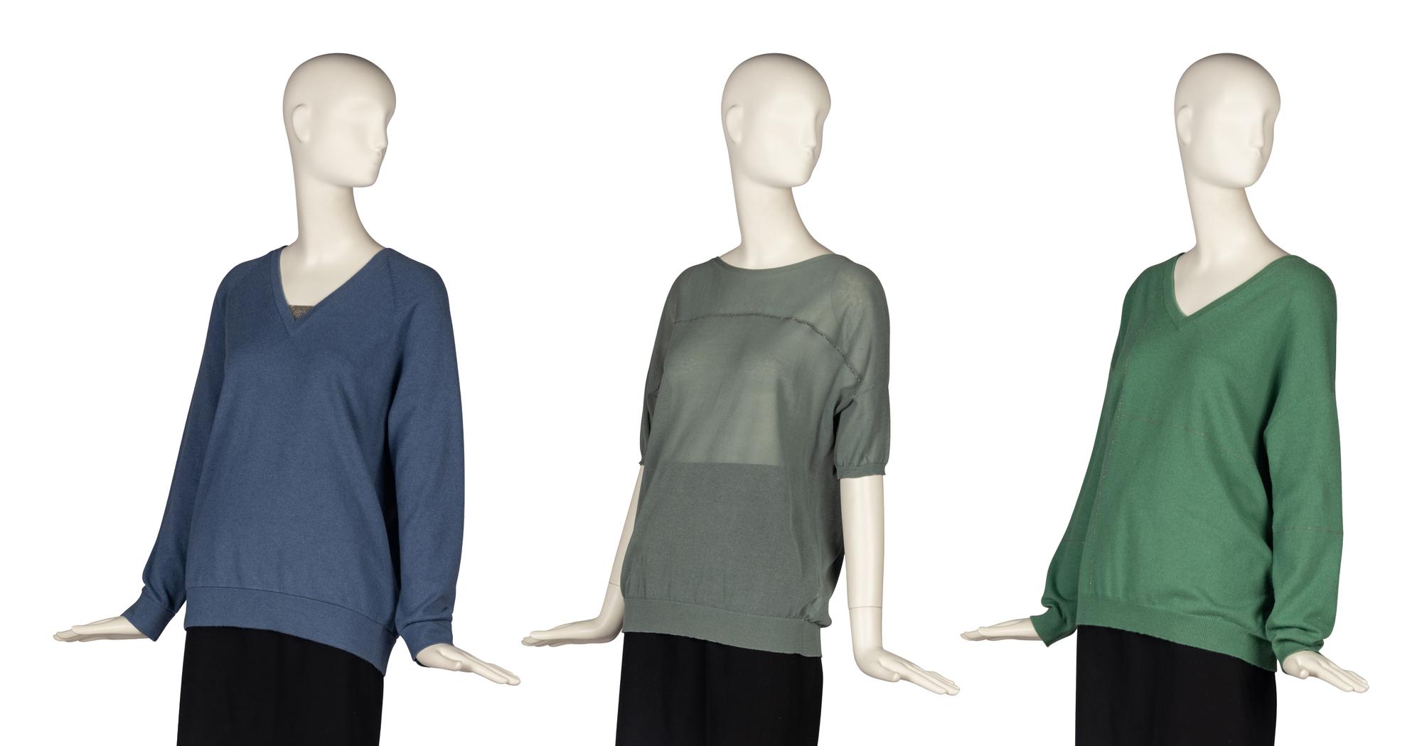 Three Brunello Cucinelli Sweaters
