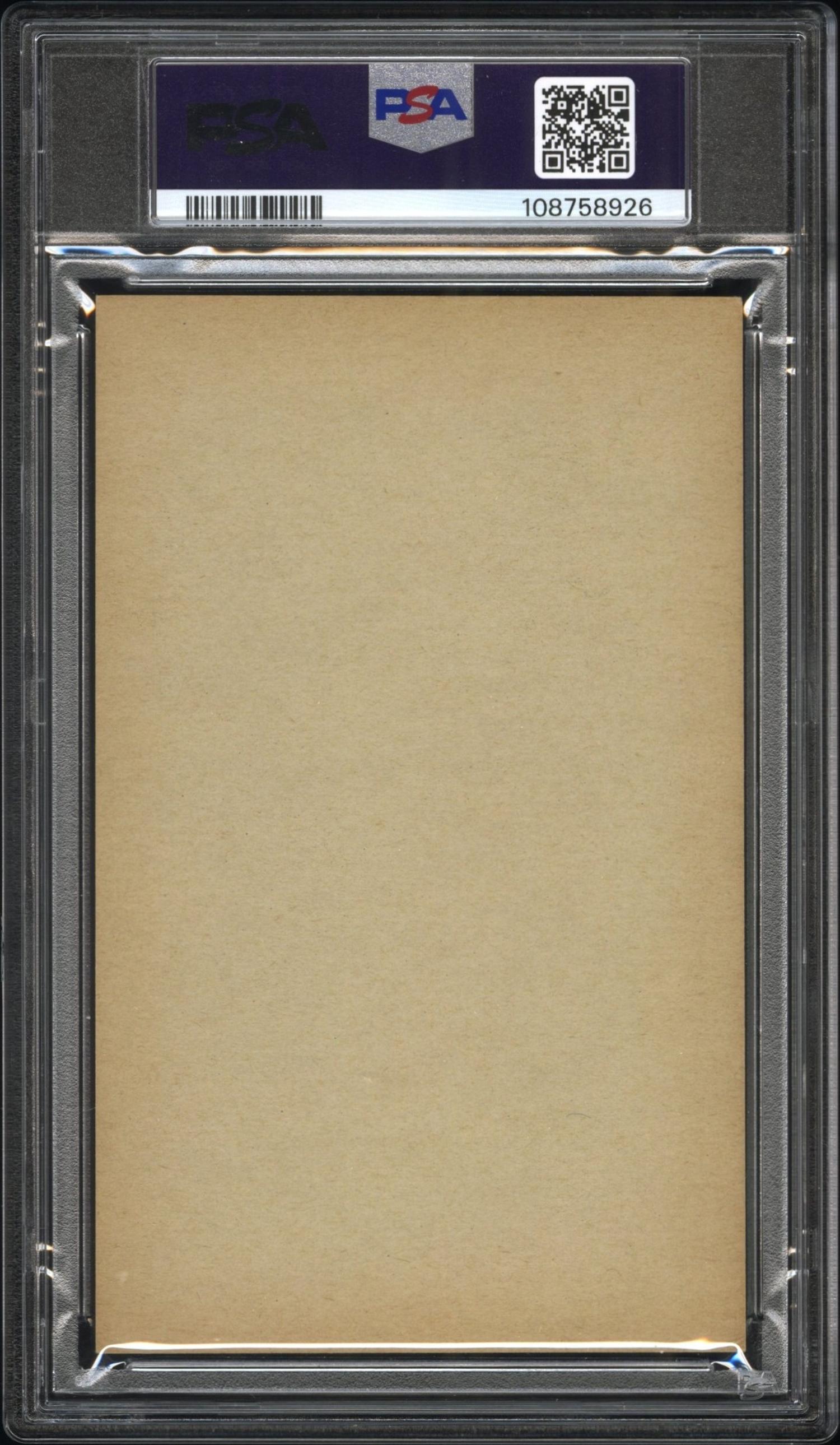 A 1939-46 Salutation Exhibits Ted Williams Baseball Card - Number 9 Not Showing (PSA 4 VG-EX)