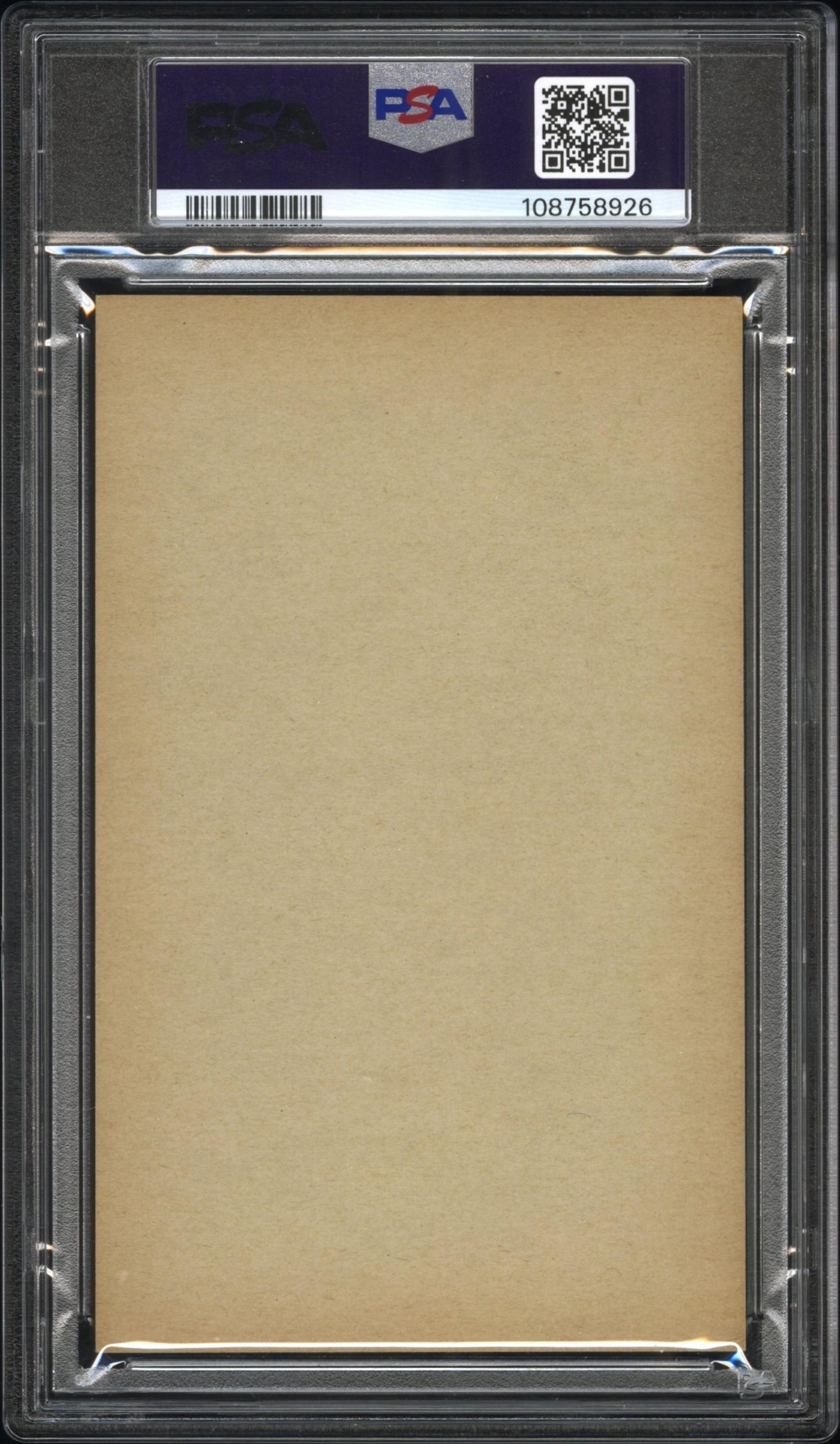 A 1939-46 Salutation Exhibits Ted Williams Baseball Card - Number 9 Not Showing (PSA 4 VG-EX)