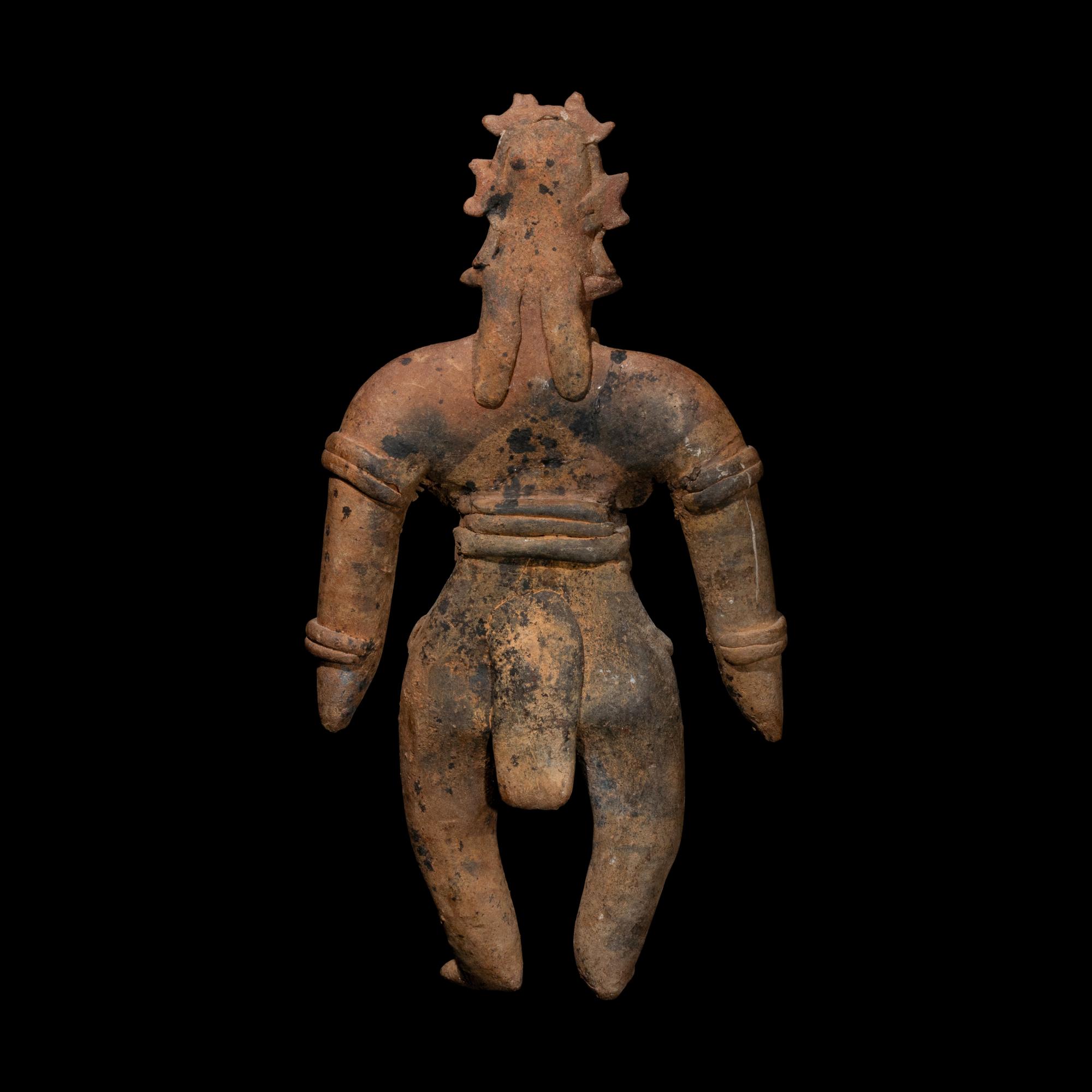 A Colima Terracotta Male Figure