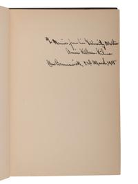 KILMER, Joyce (1886-1918). Trees and Other Poems . New Brunswick: George H. Doran Company, 1915.