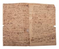 [WAR OF 1812]. MORGAN, General David B. Morgan (ca 1772-1848). Autograph letter signed. August 1829.