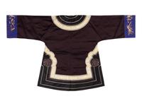 Two Black Ground Embroidered Silk Lady's Coats