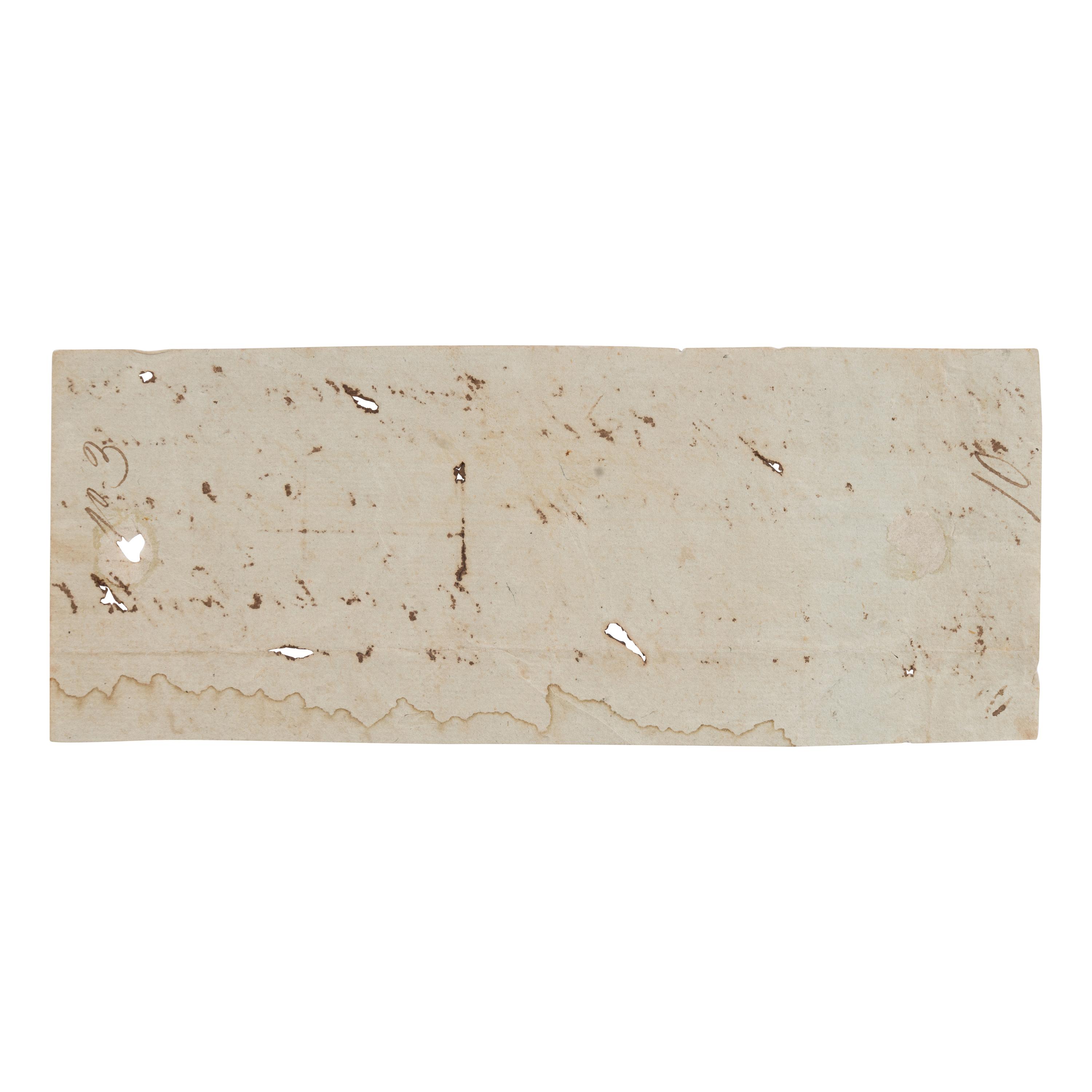 Harrison, William Henry (1773-1841). Manuscript document signed ("Wm H Harrison"), Greenville, Ohio, 2 December 1794.