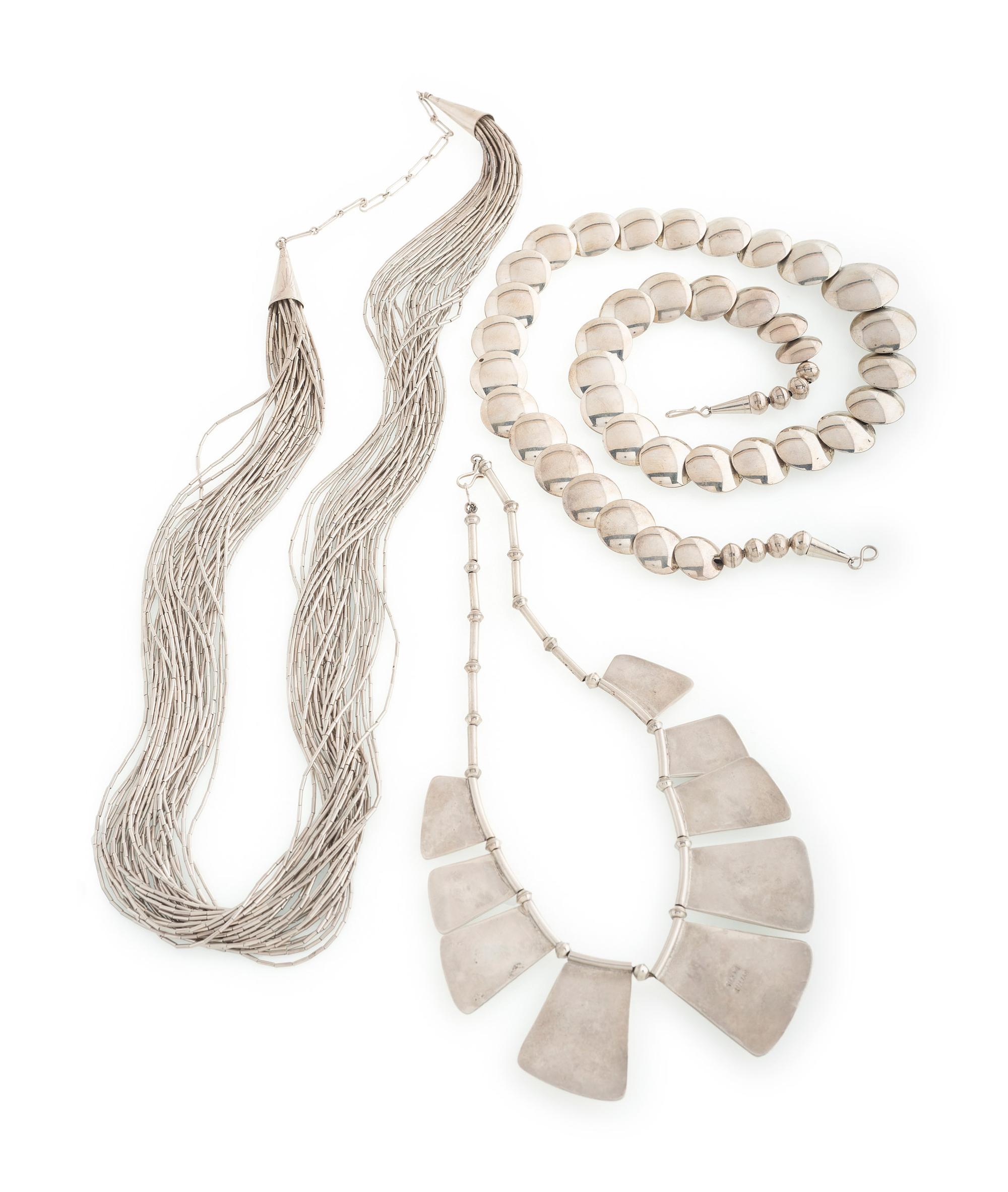Southwestern-style Silver Necklaces