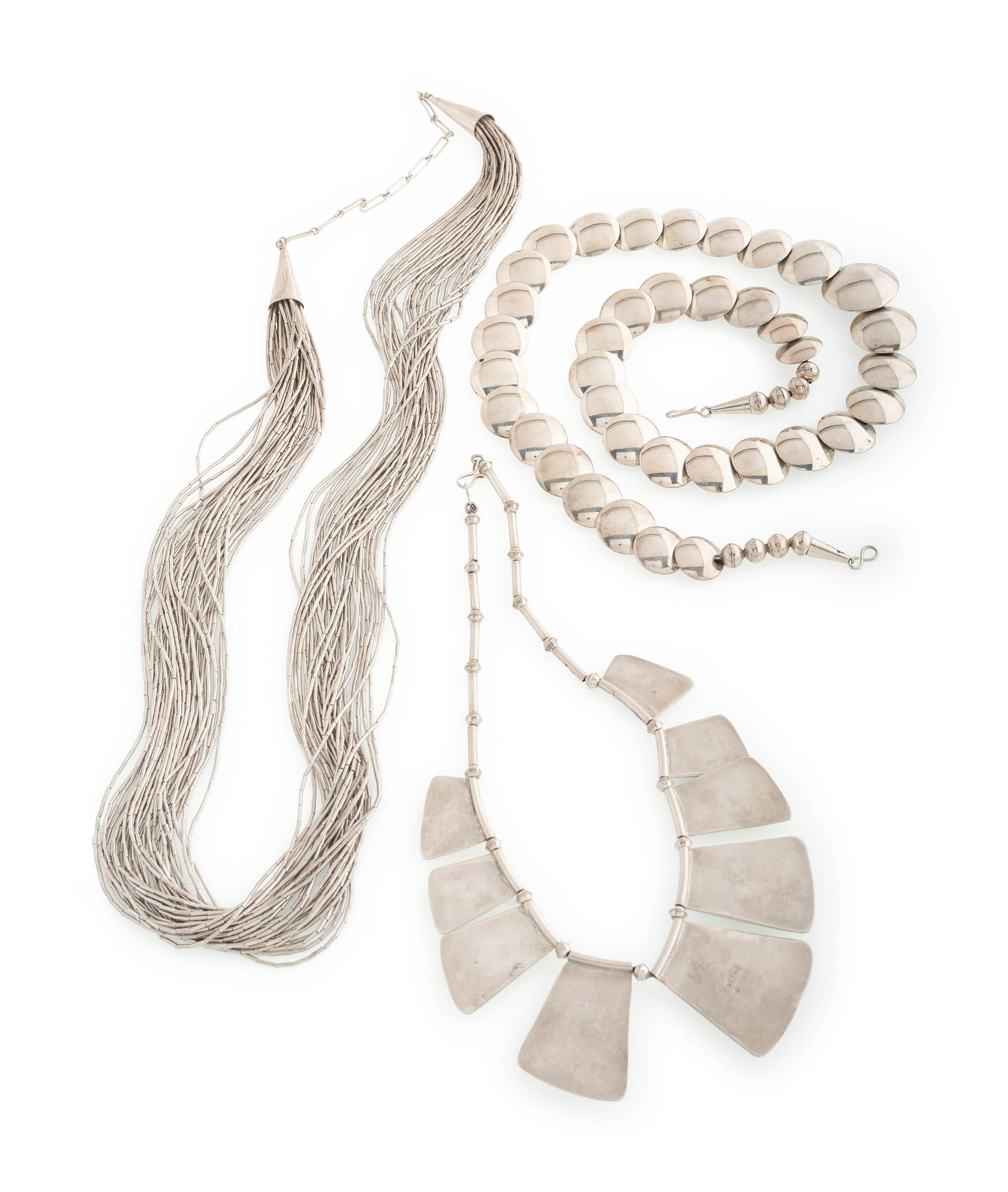 Southwestern-style Silver Necklaces