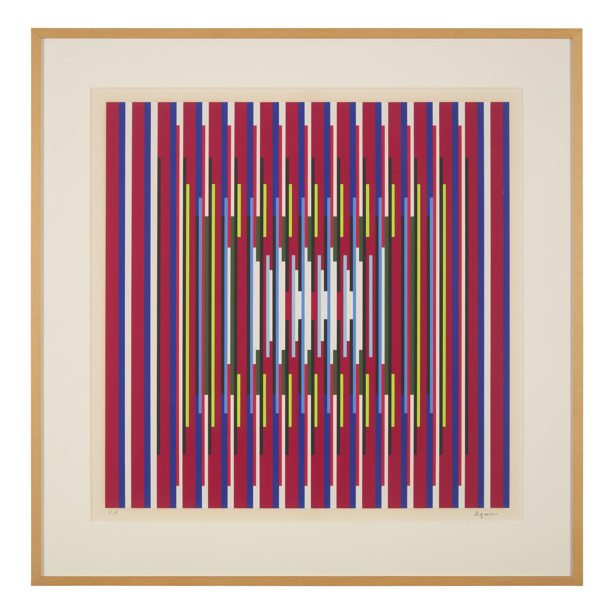 Yaacov Agam (Israeli, 1928-2026) — In Deep Prayer ( from Tefila ), c. 1991-2000