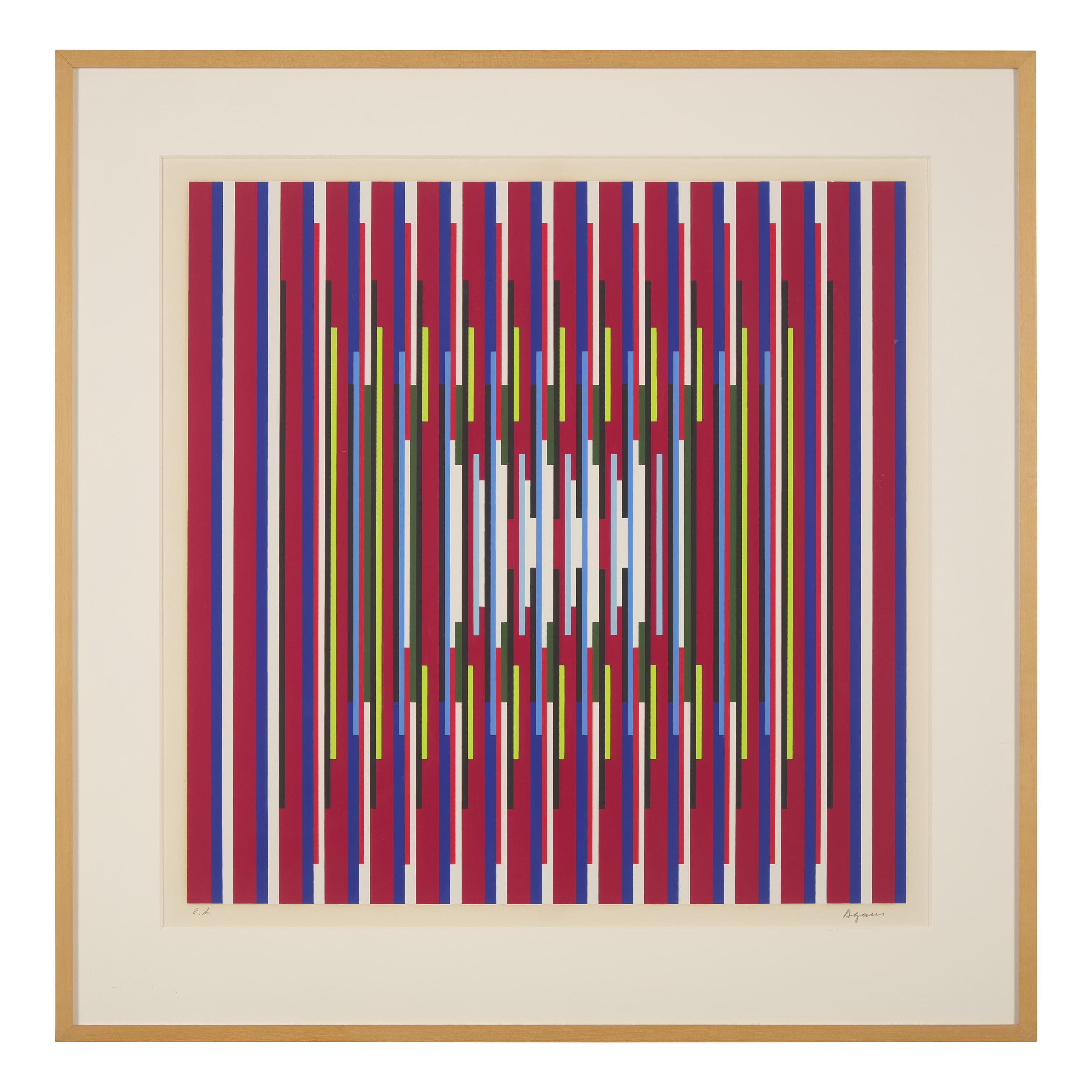 Yaacov Agam (Israeli, 1928-2026) — In Deep Prayer ( from Tefila ), c. 1991-2000