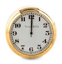 A Group of Tiffany and Cartier Desk Clocks
