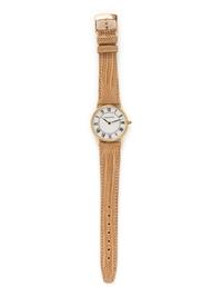 TIFFANY & CO., YELLOW GOLD WATCH
