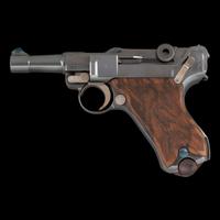 *John Martz Custom Baby Luger .45 with Two Magazines