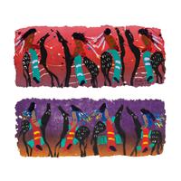 Two Collaborative Works: Abstract Riders I and Abstract Riders II