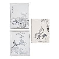 Eleven Assorted Japanese Woodblock Works, 18th-19th Century