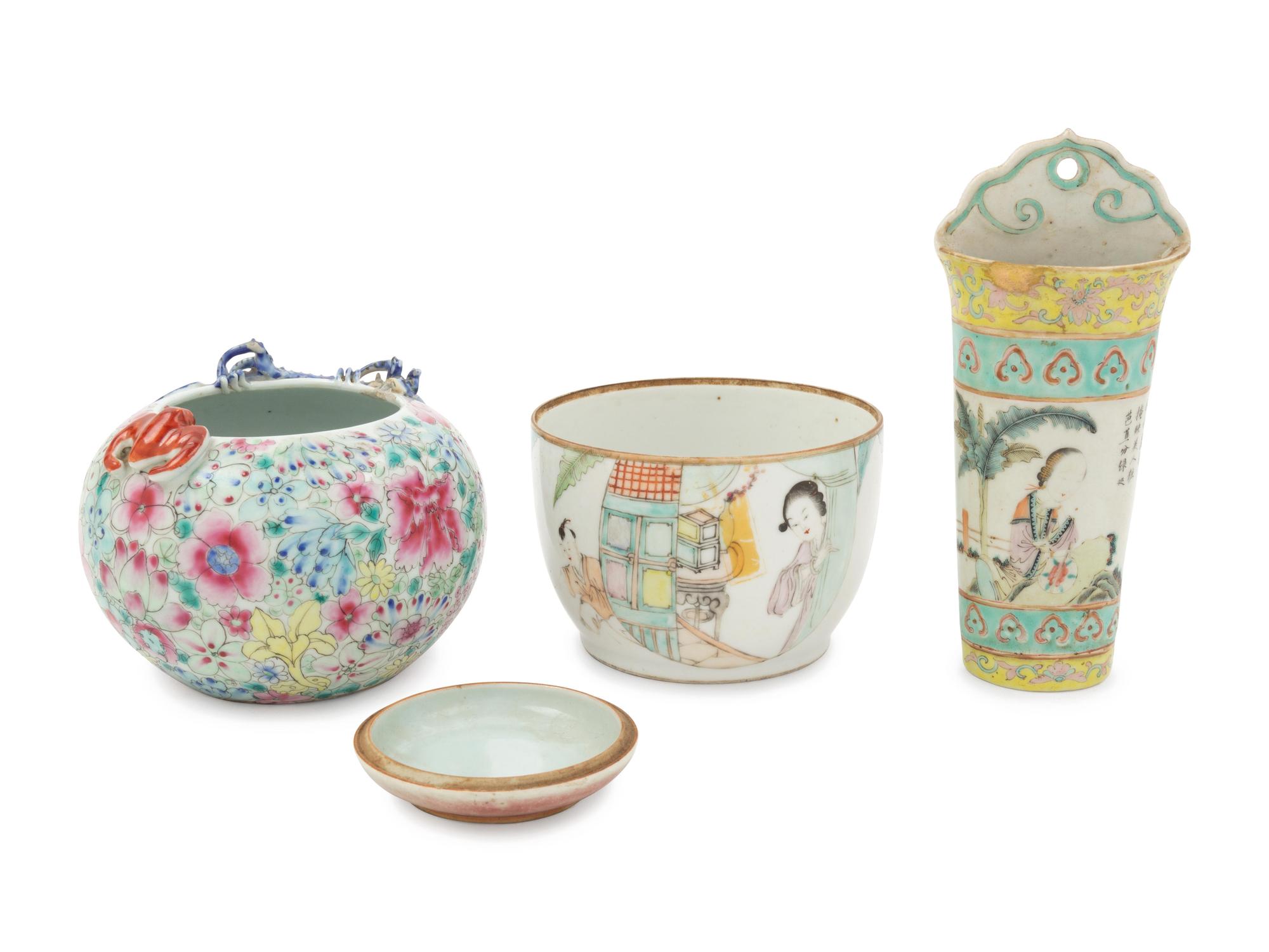 Four Chinese Porcelain Wares