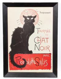 A Poster after Theophile Steinlen Height 30 x width 21 inches.