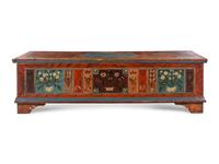 A Scandinavian Painted Blanket Chest